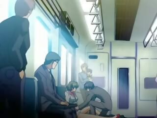 Orang di densha 1: blowbang memainkan kontol dengan tangan kotor film feat. hanime dunia