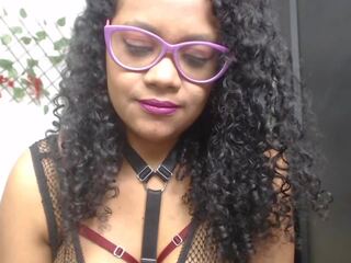 Hot afro latina lorena sucks on her big brown penthil