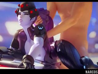 Overwatch Ashe Getting Threesome dirty clip and Anal: Free sex film 97