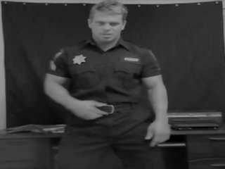 Músculo inguinal policía oficial tiras y se burla