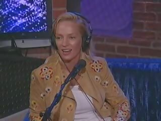 Howard stern нах для спокушати uma thurman chats її x номінальний кіно