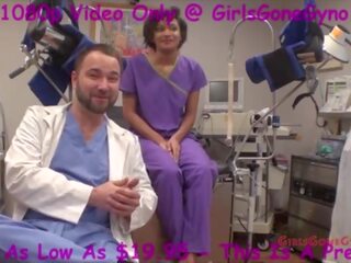 Ebony seductress Jackie Banes Examined By therapist Tampa & Doctor Rose At GirlsGoneGyno&period;com