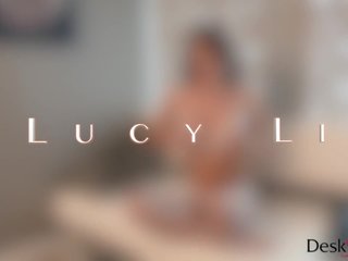 Lucy Li Anal Pleasure in White Lingerie, adult clip 3e