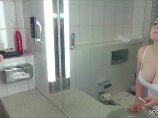 German BBW Stepsister Seduced to Fuck in Bathroom by Bro | xHamster