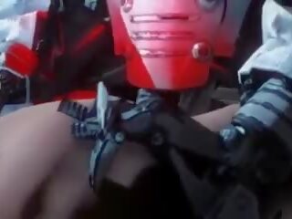 Une robot baise une damsel étoile guerres parodie, sexe agrafe 03