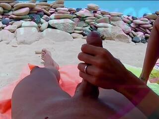Pov manželka masturbácie v the pláž: bussing špinavé video feat. hotfantasy08
