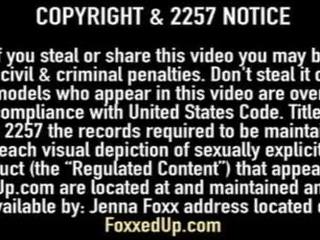 Black femme fatale Jenna Foxx Fucks Her lustful putz Schoolmate&excl;