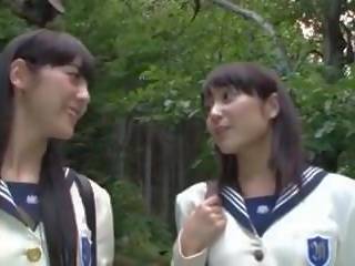יפני אָב לסביות תלמידות, חופשי מלוכלך וידאו 7b