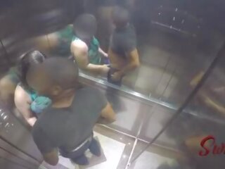 Sorayyaa e leo ogro foram pegos fudendo nej elevador