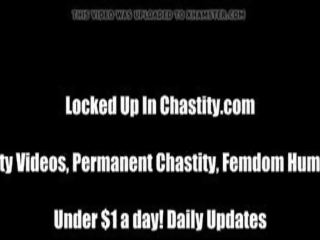We will Lock You in a Chastity Device for Life: HD adult film cc