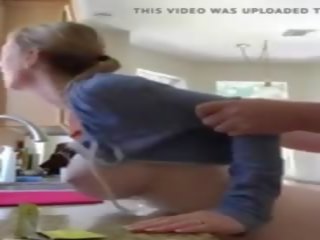 Fucking Mom in Kitchen, Free ripened dirty film video a0