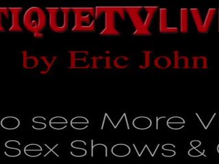 Erotique Tv - Blue Eyed Ela darling Rides Eric John Live