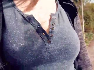 Bouncing Boobs in Shirt While Walking 2, dirty video 8f