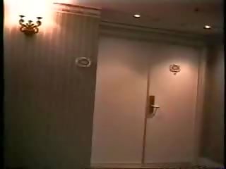 Žena zajebal s hotel varnost guard posnetek