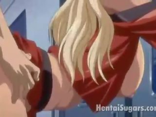 Heavenly hentai blonde nailed in the ass