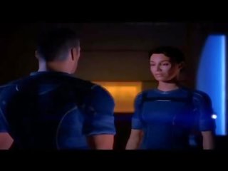 Mass effect - ashley william and shepard romantika - birleşmek