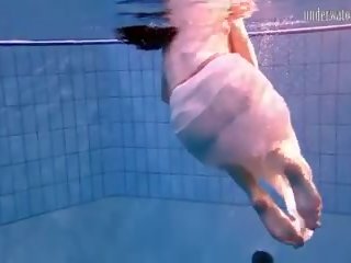 Special Czech Teen Hairy Pussy in the Pool: Free HD porn 1d