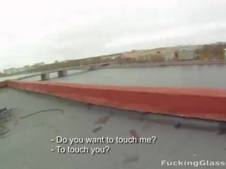 Scopata occhiali - adulti video su il tetto