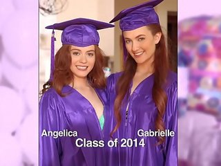 Meisjes weg wild - verrassing graduation partij voor tieners ends met lesbisch seks