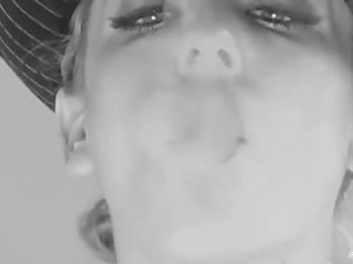 Smoking Tease with Blonde enchantress Dahlia Sky: Free x rated video de