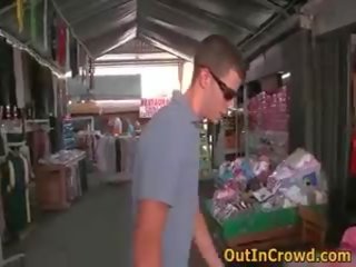 Twink Public Homo Fucking On The Flea Market 1 By Outincrowd