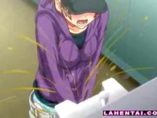Manga adolescent επί ο τουαλέτα