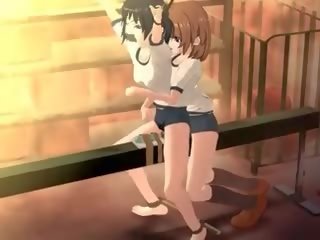 Anime seksas klipas vergas gauna sexually tortured į 3d anime