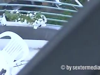 Heimlich gefilmt मिल्फ nackt aufn balkon, x गाली दिया वीडियो ae