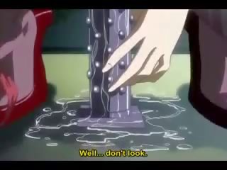 Het vällustig animen skol körd av den anusen